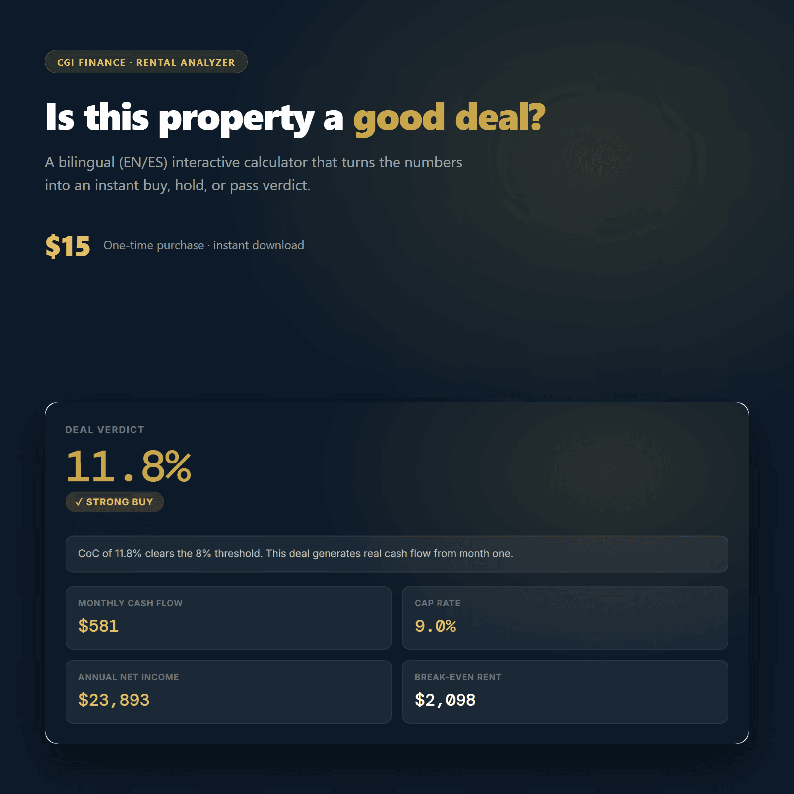 Rental Property Analyzer (EN/ES)