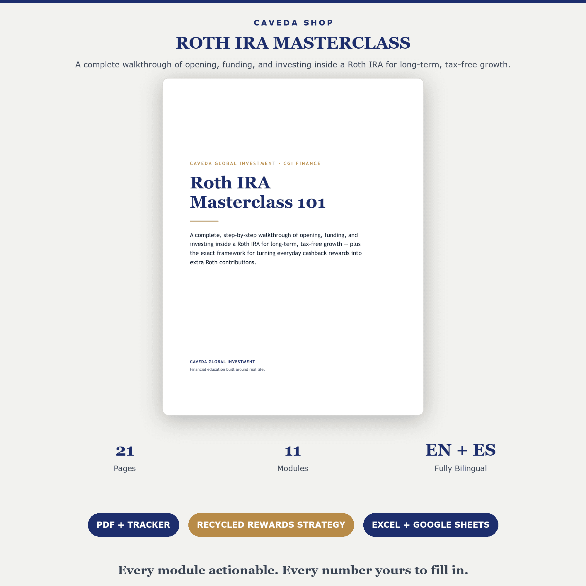 Roth IRA Masterclass